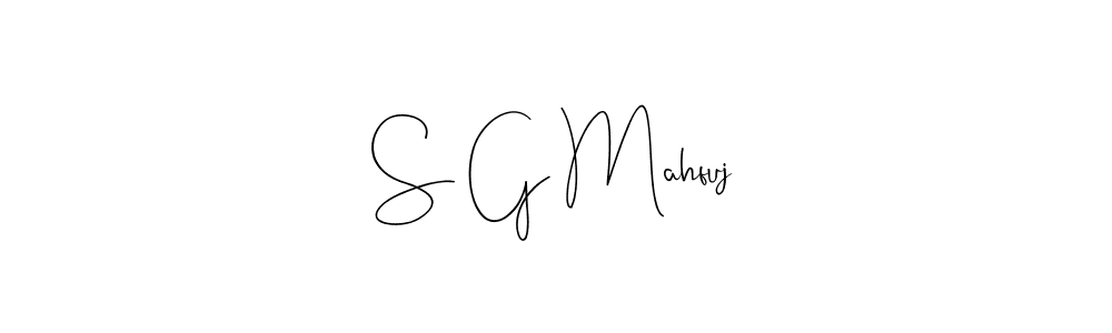 S G Mahfuj stylish signature style. Best Handwritten Sign (Andilay-7BmLP) for my name. Handwritten Signature Collection Ideas for my name S G Mahfuj. S G Mahfuj signature style 4 images and pictures png