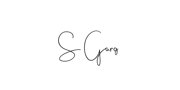 Make a short S Garg signature style. Manage your documents anywhere anytime using Andilay-7BmLP. Create and add eSignatures, submit forms, share and send files easily. S Garg signature style 4 images and pictures png