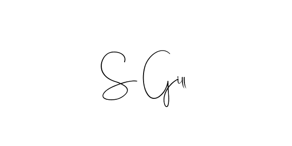 You can use this online signature creator to create a handwritten signature for the name S Gill. This is the best online autograph maker. S Gill signature style 4 images and pictures png