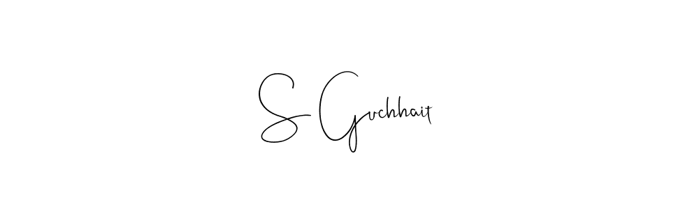 How to Draw S Guchhait signature style? Andilay-7BmLP is a latest design signature styles for name S Guchhait. S Guchhait signature style 4 images and pictures png