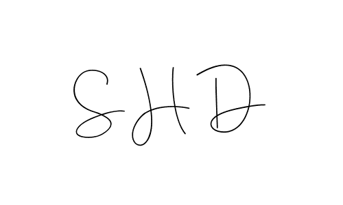 The best way (Andilay-7BmLP) to make a short signature is to pick only two or three words in your name. The name S H D include a total of six letters. For converting this name. S H D signature style 4 images and pictures png