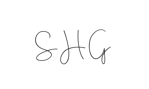 Best and Professional Signature Style for S H G. Andilay-7BmLP Best Signature Style Collection. S H G signature style 4 images and pictures png