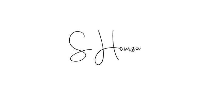 Also You can easily find your signature by using the search form. We will create S Hamza name handwritten signature images for you free of cost using Andilay-7BmLP sign style. S Hamza signature style 4 images and pictures png