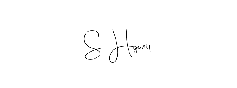 Also we have S Hgohil name is the best signature style. Create professional handwritten signature collection using Andilay-7BmLP autograph style. S Hgohil signature style 4 images and pictures png
