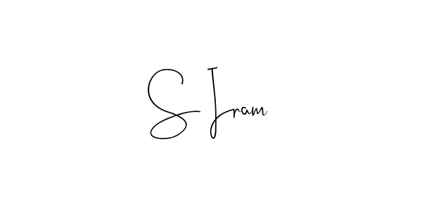 You should practise on your own different ways (Andilay-7BmLP) to write your name (S Iram) in signature. don't let someone else do it for you. S Iram signature style 4 images and pictures png