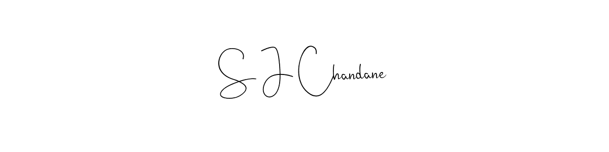 Design your own signature with our free online signature maker. With this signature software, you can create a handwritten (Andilay-7BmLP) signature for name S J Chandane. S J Chandane signature style 4 images and pictures png