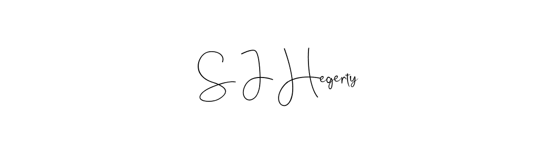 S J Hegerty stylish signature style. Best Handwritten Sign (Andilay-7BmLP) for my name. Handwritten Signature Collection Ideas for my name S J Hegerty. S J Hegerty signature style 4 images and pictures png