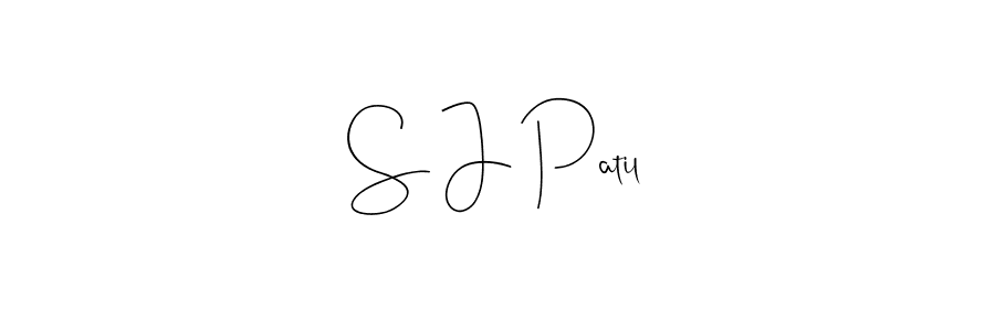The best way (Andilay-7BmLP) to make a short signature is to pick only two or three words in your name. The name S J Patil include a total of six letters. For converting this name. S J Patil signature style 4 images and pictures png