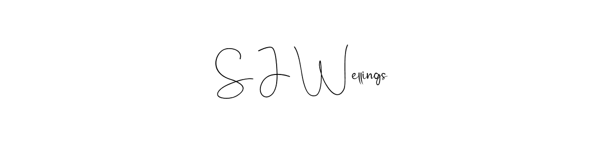 How to Draw S J Wellings signature style? Andilay-7BmLP is a latest design signature styles for name S J Wellings. S J Wellings signature style 4 images and pictures png