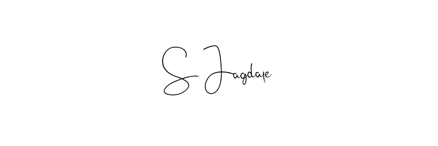 Make a beautiful signature design for name S Jagdale. Use this online signature maker to create a handwritten signature for free. S Jagdale signature style 4 images and pictures png