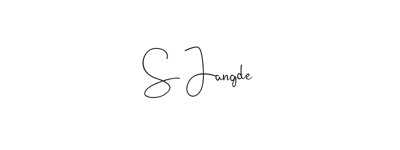 You can use this online signature creator to create a handwritten signature for the name S Jangde. This is the best online autograph maker. S Jangde signature style 4 images and pictures png