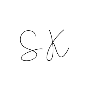 How to Draw S K signature style? Andilay-7BmLP is a latest design signature styles for name S K. S K signature style 4 images and pictures png