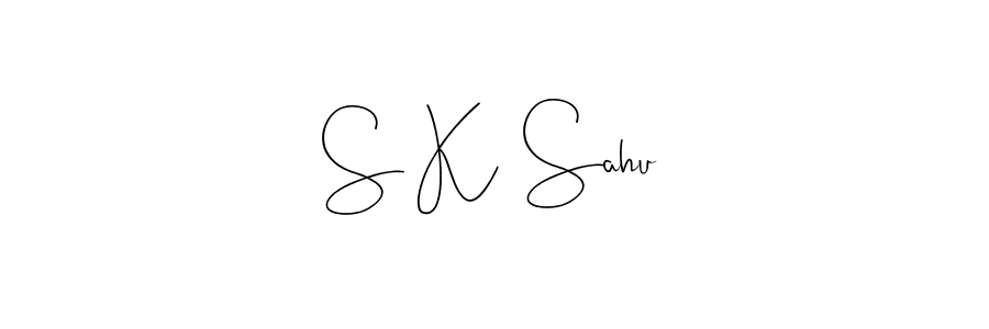 S K  Sahu stylish signature style. Best Handwritten Sign (Andilay-7BmLP) for my name. Handwritten Signature Collection Ideas for my name S K  Sahu. S K  Sahu signature style 4 images and pictures png