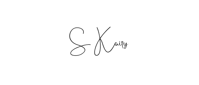 Similarly Andilay-7BmLP is the best handwritten signature design. Signature creator online .You can use it as an online autograph creator for name S Kaity. S Kaity signature style 4 images and pictures png