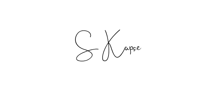 You can use this online signature creator to create a handwritten signature for the name S Kapse. This is the best online autograph maker. S Kapse signature style 4 images and pictures png