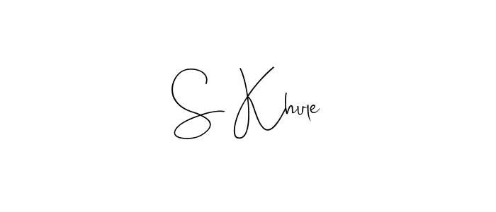 How to Draw S Khule signature style? Andilay-7BmLP is a latest design signature styles for name S Khule. S Khule signature style 4 images and pictures png