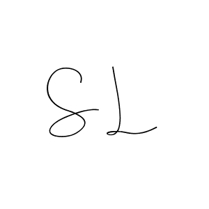 Design your own signature with our free online signature maker. With this signature software, you can create a handwritten (Andilay-7BmLP) signature for name S L. S L signature style 4 images and pictures png