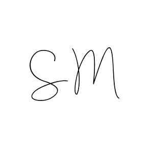 Similarly Andilay-7BmLP is the best handwritten signature design. Signature creator online .You can use it as an online autograph creator for name S M. S M signature style 4 images and pictures png