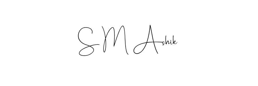 Once you've used our free online signature maker to create your best signature Andilay-7BmLP style, it's time to enjoy all of the benefits that S M Ashik name signing documents. S M Ashik signature style 4 images and pictures png