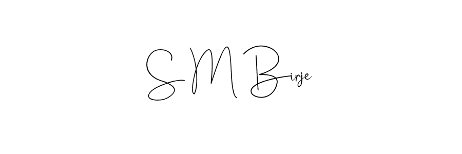 Here are the top 10 professional signature styles for the name S M Birje. These are the best autograph styles you can use for your name. S M Birje signature style 4 images and pictures png
