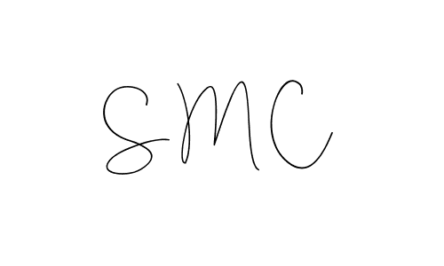 How to make S M C signature? Andilay-7BmLP is a professional autograph style. Create handwritten signature for S M C name. S M C signature style 4 images and pictures png