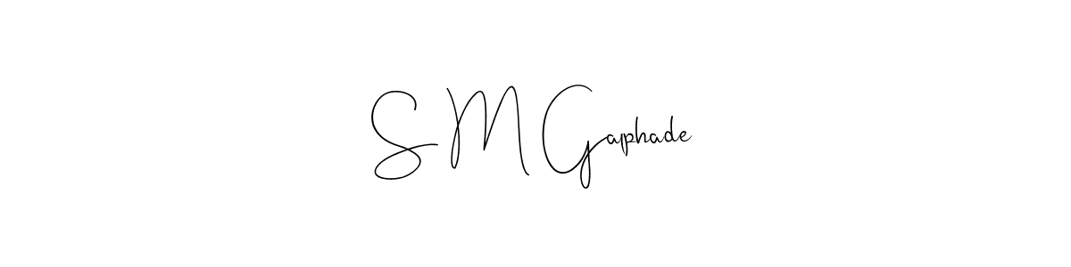 Also You can easily find your signature by using the search form. We will create S M Galphade name handwritten signature images for you free of cost using Andilay-7BmLP sign style. S M Galphade signature style 4 images and pictures png