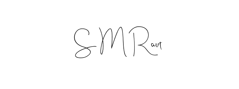 Here are the top 10 professional signature styles for the name S M Raut. These are the best autograph styles you can use for your name. S M Raut signature style 4 images and pictures png