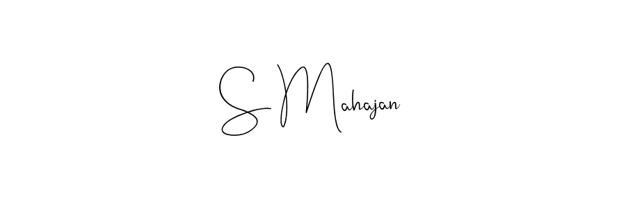 Use a signature maker to create a handwritten signature online. With this signature software, you can design (Andilay-7BmLP) your own signature for name S Mahajan. S Mahajan signature style 4 images and pictures png