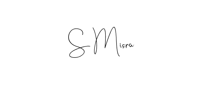 if you are searching for the best signature style for your name S Misra. so please give up your signature search. here we have designed multiple signature styles  using Andilay-7BmLP. S Misra signature style 4 images and pictures png