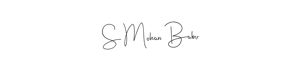 Make a short S Mohan Babu signature style. Manage your documents anywhere anytime using Andilay-7BmLP. Create and add eSignatures, submit forms, share and send files easily. S Mohan Babu signature style 4 images and pictures png