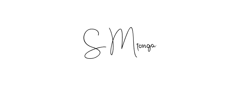 Use a signature maker to create a handwritten signature online. With this signature software, you can design (Andilay-7BmLP) your own signature for name S Mtonga. S Mtonga signature style 4 images and pictures png