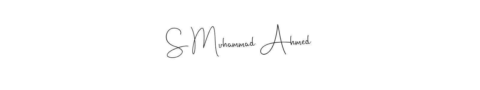 Once you've used our free online signature maker to create your best signature Andilay-7BmLP style, it's time to enjoy all of the benefits that S Muhammad Ahmed name signing documents. S Muhammad Ahmed signature style 4 images and pictures png