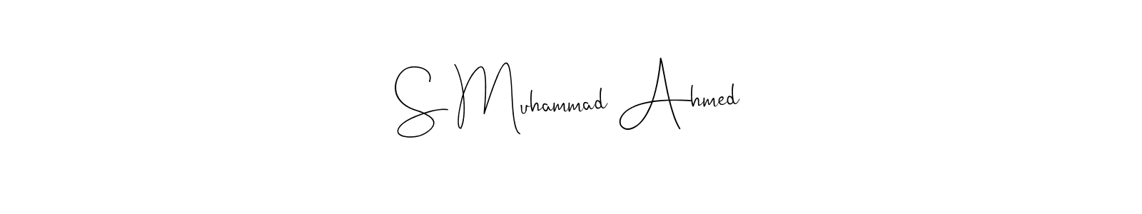 Here are the top 10 professional signature styles for the name S Muhammad Ahmed. These are the best autograph styles you can use for your name. S Muhammad Ahmed signature style 4 images and pictures png