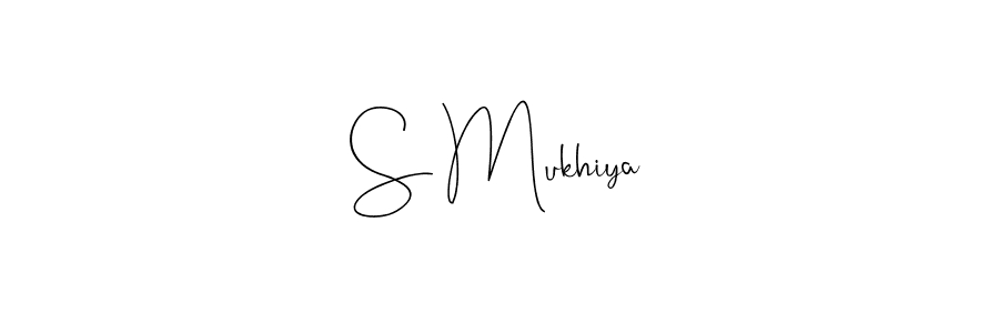 S Mukhiya stylish signature style. Best Handwritten Sign (Andilay-7BmLP) for my name. Handwritten Signature Collection Ideas for my name S Mukhiya. S Mukhiya signature style 4 images and pictures png