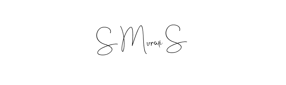 Check out images of Autograph of S Murali S name. Actor S Murali S Signature Style. Andilay-7BmLP is a professional sign style online. S Murali S signature style 4 images and pictures png