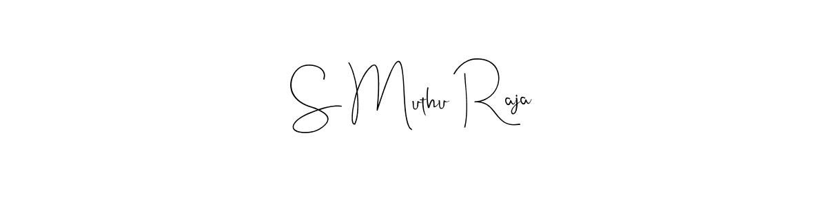 Here are the top 10 professional signature styles for the name S Muthu Raja. These are the best autograph styles you can use for your name. S Muthu Raja signature style 4 images and pictures png