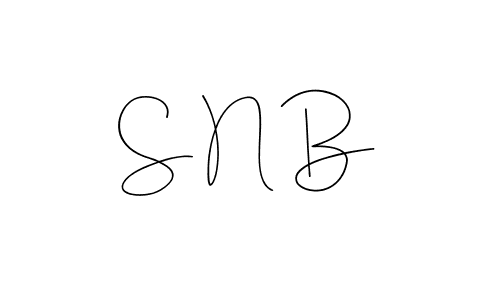 Also You can easily find your signature by using the search form. We will create S N B name handwritten signature images for you free of cost using Andilay-7BmLP sign style. S N B signature style 4 images and pictures png