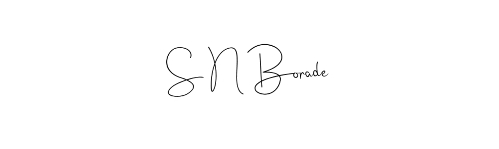 Once you've used our free online signature maker to create your best signature Andilay-7BmLP style, it's time to enjoy all of the benefits that S N Borade name signing documents. S N Borade signature style 4 images and pictures png