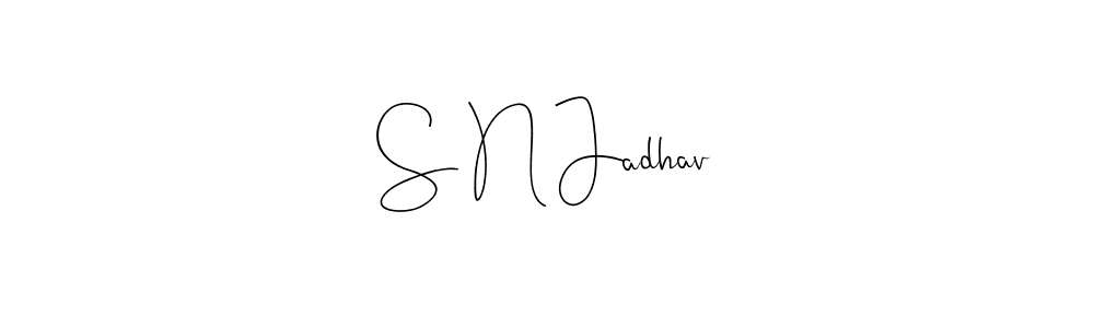 Best and Professional Signature Style for S N Jadhav. Andilay-7BmLP Best Signature Style Collection. S N Jadhav signature style 4 images and pictures png