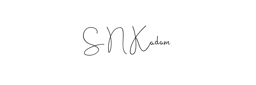 Once you've used our free online signature maker to create your best signature Andilay-7BmLP style, it's time to enjoy all of the benefits that S N Kadam name signing documents. S N Kadam signature style 4 images and pictures png