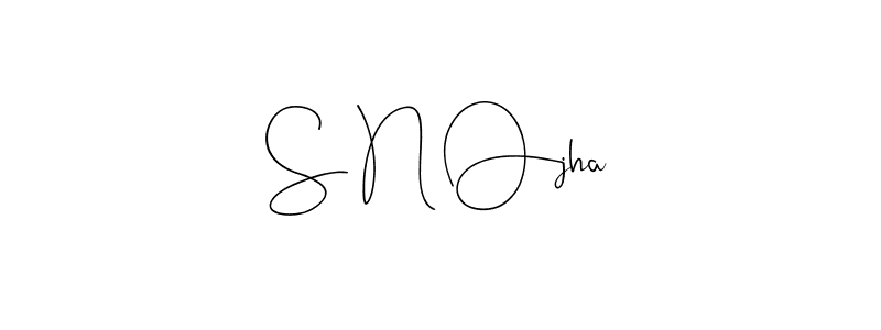 Here are the top 10 professional signature styles for the name S N Ojha. These are the best autograph styles you can use for your name. S N Ojha signature style 4 images and pictures png