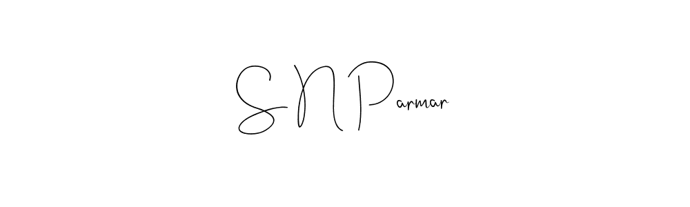 You should practise on your own different ways (Andilay-7BmLP) to write your name (S N Parmar) in signature. don't let someone else do it for you. S N Parmar signature style 4 images and pictures png