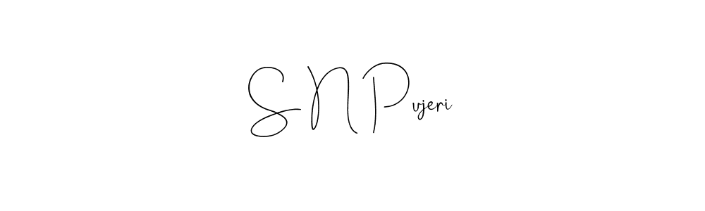 Best and Professional Signature Style for S N Pujeri. Andilay-7BmLP Best Signature Style Collection. S N Pujeri signature style 4 images and pictures png