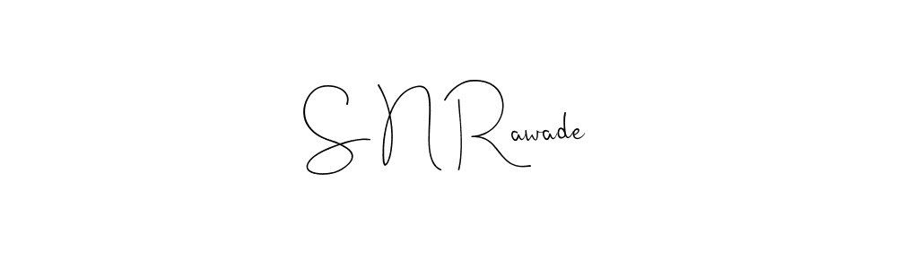Use a signature maker to create a handwritten signature online. With this signature software, you can design (Andilay-7BmLP) your own signature for name S N Rawade. S N Rawade signature style 4 images and pictures png