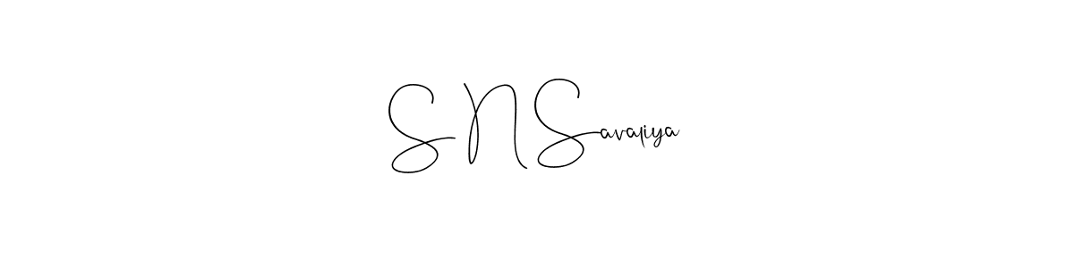 You can use this online signature creator to create a handwritten signature for the name S N Savaliya. This is the best online autograph maker. S N Savaliya signature style 4 images and pictures png