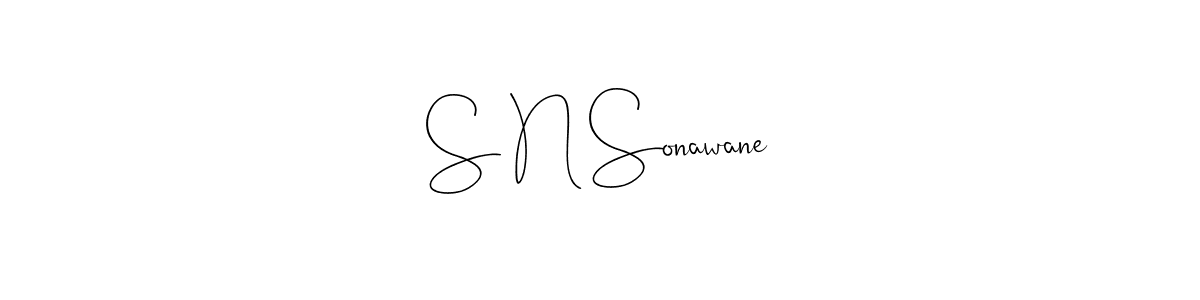 How to Draw S N Sonawane signature style? Andilay-7BmLP is a latest design signature styles for name S N Sonawane. S N Sonawane signature style 4 images and pictures png