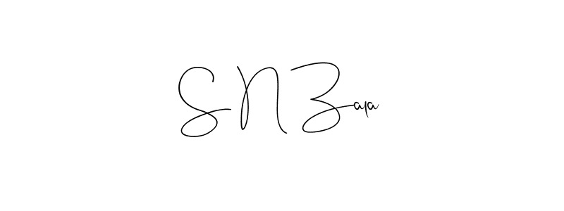 You can use this online signature creator to create a handwritten signature for the name S N Zala. This is the best online autograph maker. S N Zala signature style 4 images and pictures png