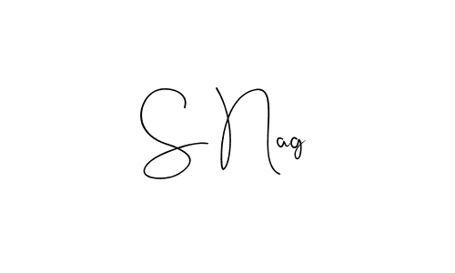 Use a signature maker to create a handwritten signature online. With this signature software, you can design (Andilay-7BmLP) your own signature for name S Nag. S Nag signature style 4 images and pictures png