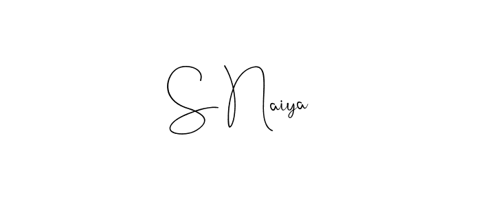 How to Draw S Naiya signature style? Andilay-7BmLP is a latest design signature styles for name S Naiya. S Naiya signature style 4 images and pictures png