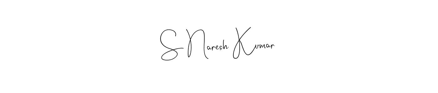Once you've used our free online signature maker to create your best signature Andilay-7BmLP style, it's time to enjoy all of the benefits that S Naresh Kumar name signing documents. S Naresh Kumar signature style 4 images and pictures png
